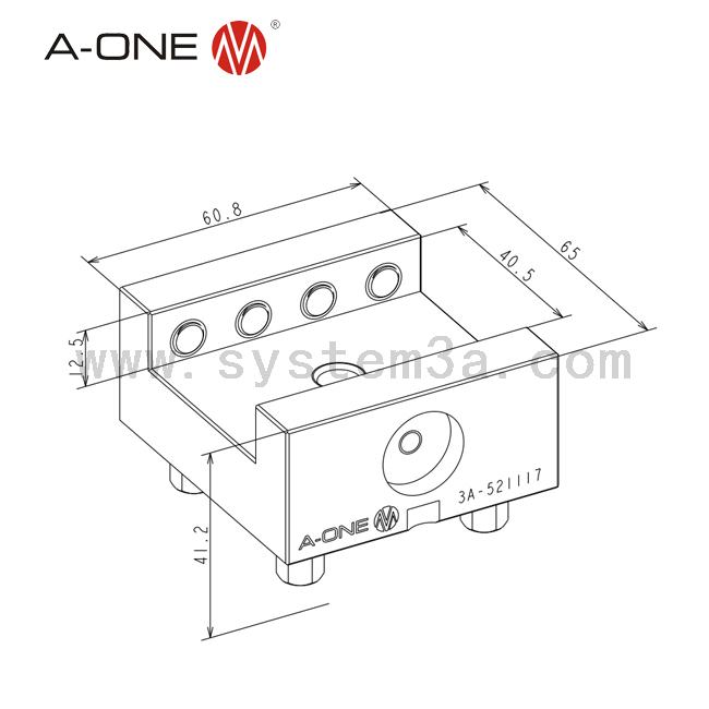 Soporte de acero 3A-521117