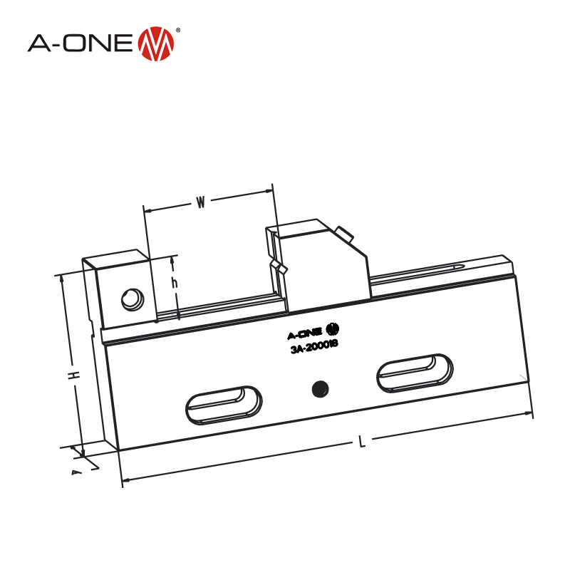 Tornillo de banco de acero inoxidable 3A-200016/3A-200017/3A-200018/3A-200019